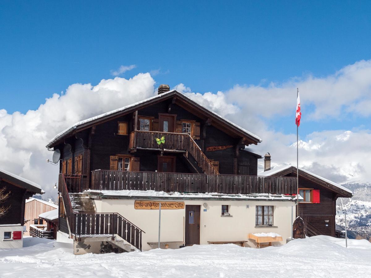 Gruppenhaus Im Walliser Alpstyle Rosswald Buitenkant foto
