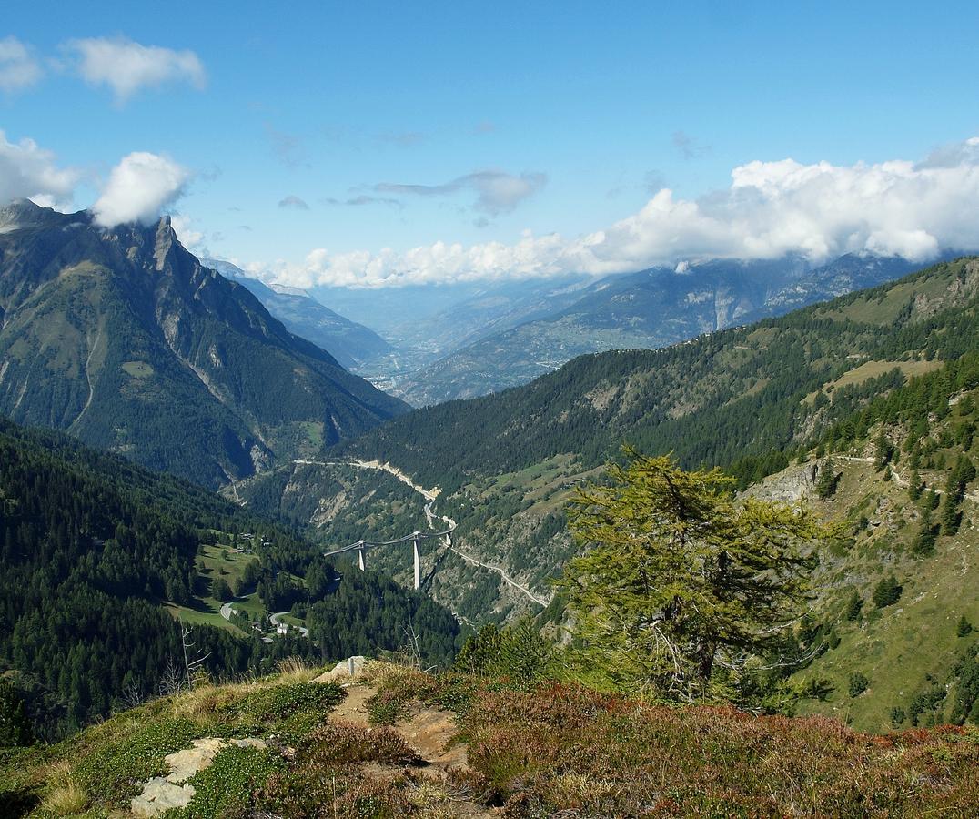 Gruppenhaus Im Walliser Alpstyle Rosswald Buitenkant foto