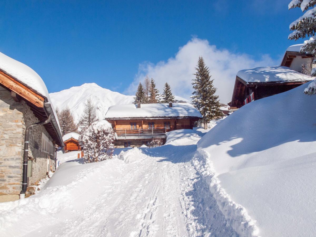 Gruppenhaus Im Walliser Alpstyle Rosswald Buitenkant foto