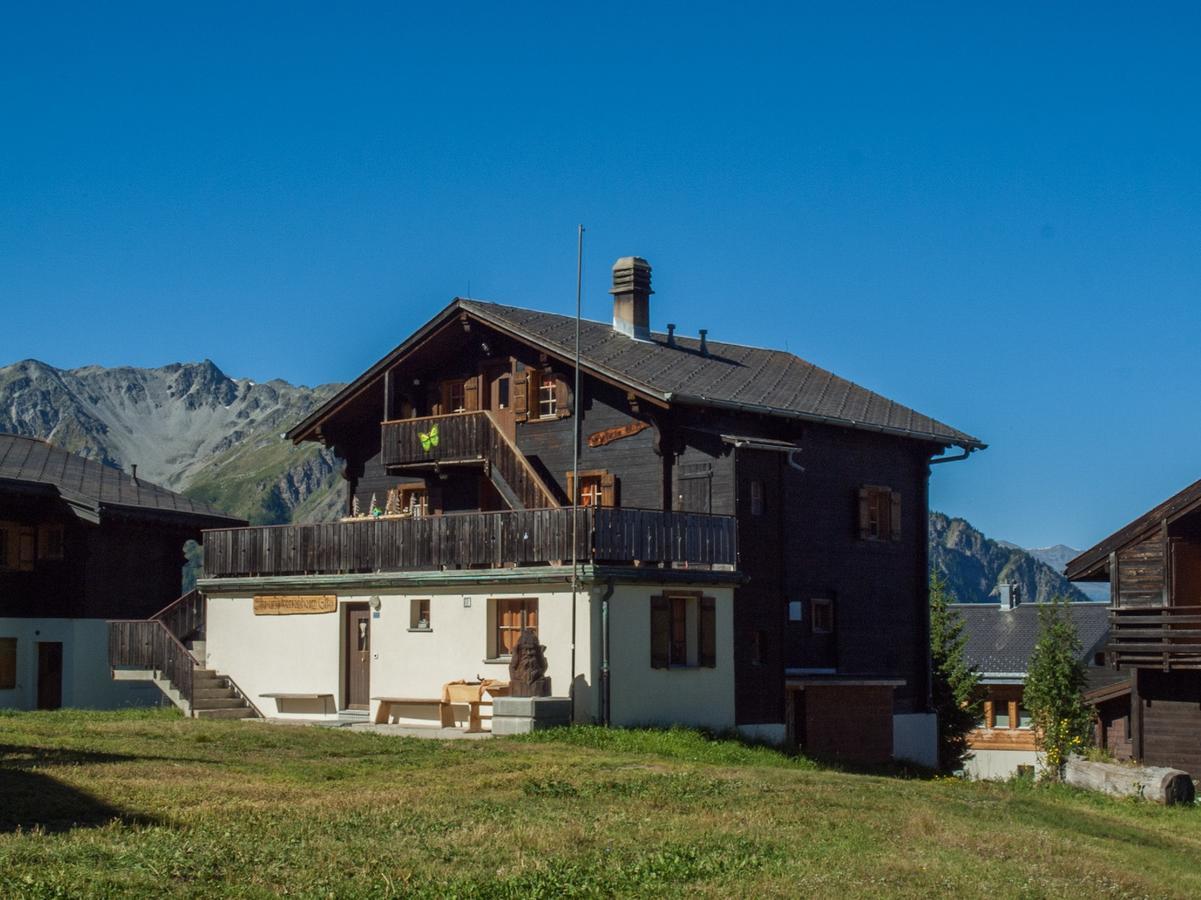 Gruppenhaus Im Walliser Alpstyle Rosswald Buitenkant foto